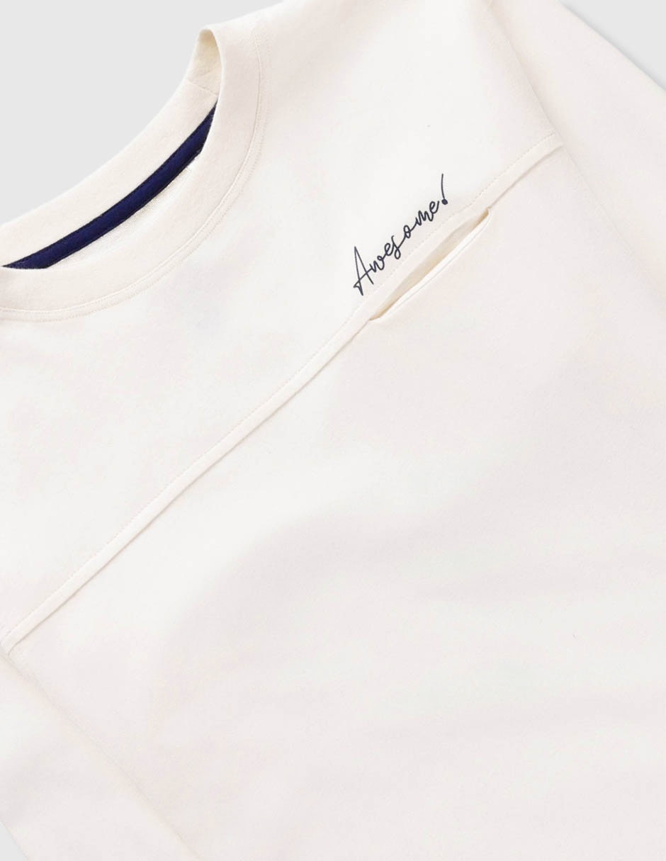 Playera manga larga para niño