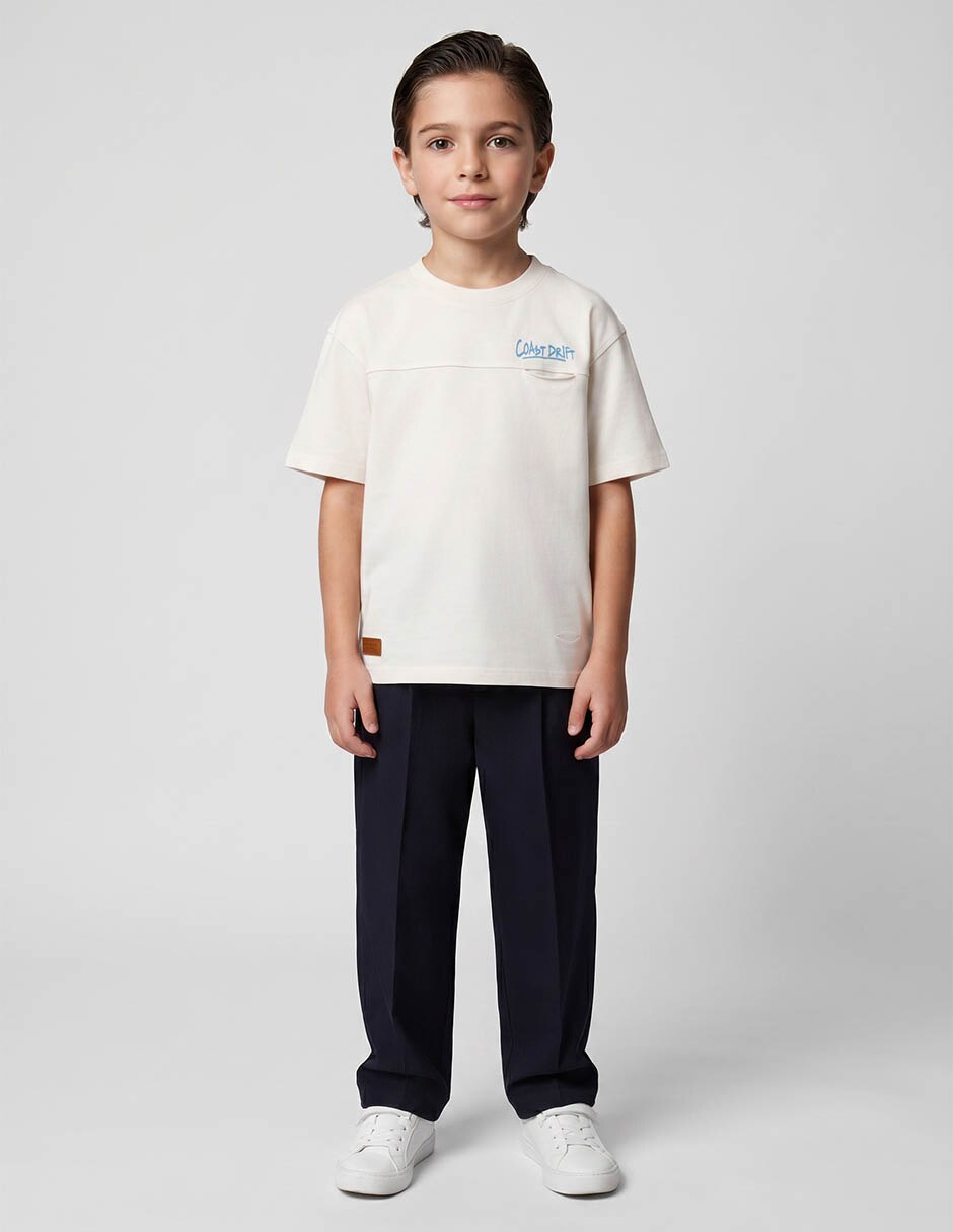 Playera manga corta para niño Playera manga corta para niño
