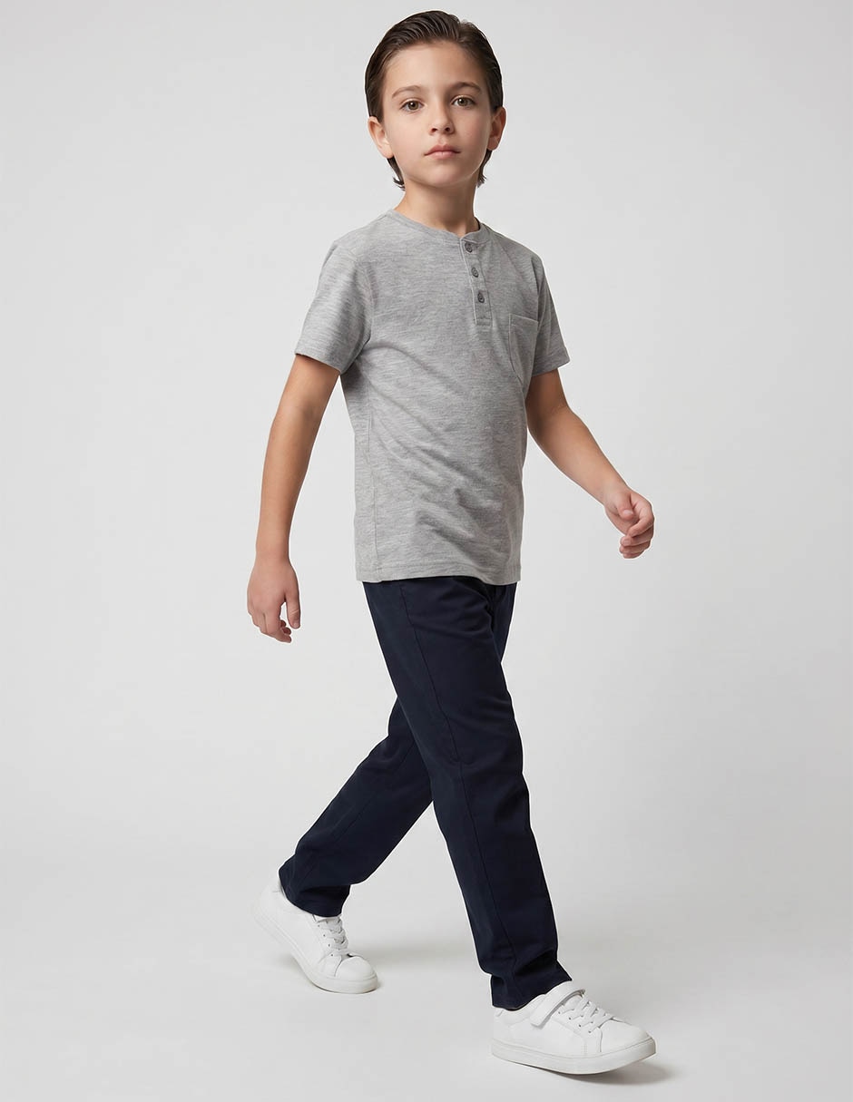 Playera manga corta para niño