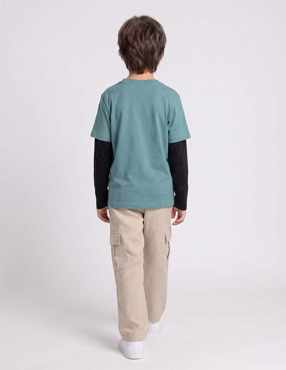 Playera manga larga para niño 2