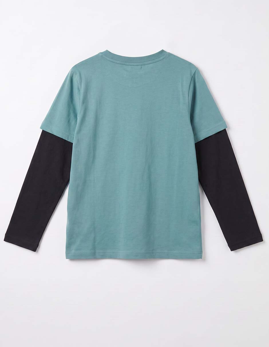 Playera manga larga para niño 4