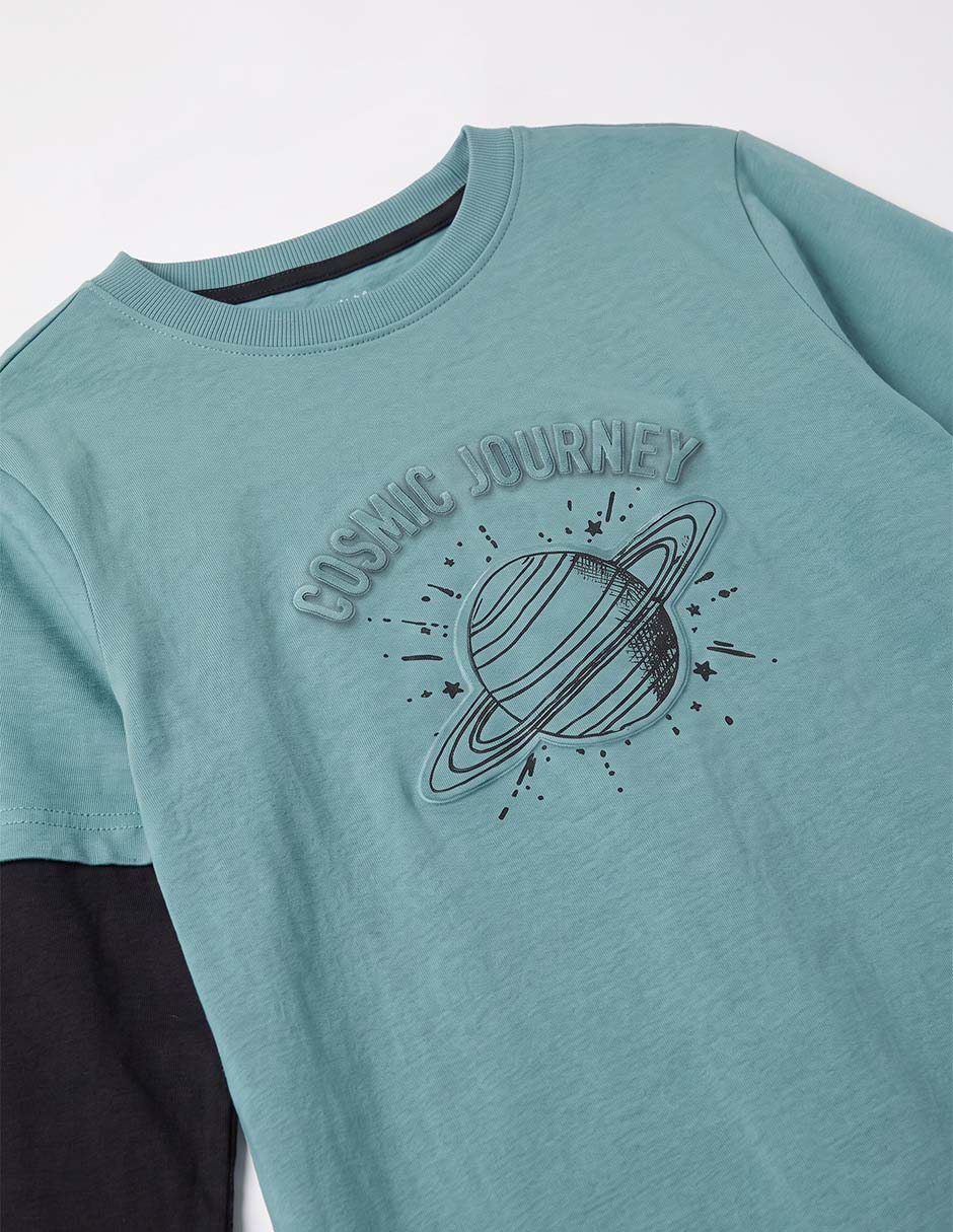 Playera manga larga para niño 6