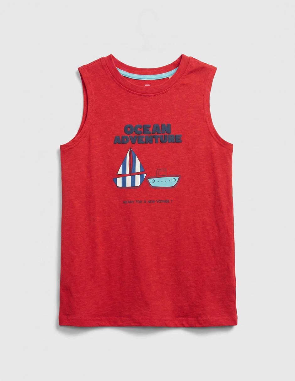 Playera sin mangas para niño 2