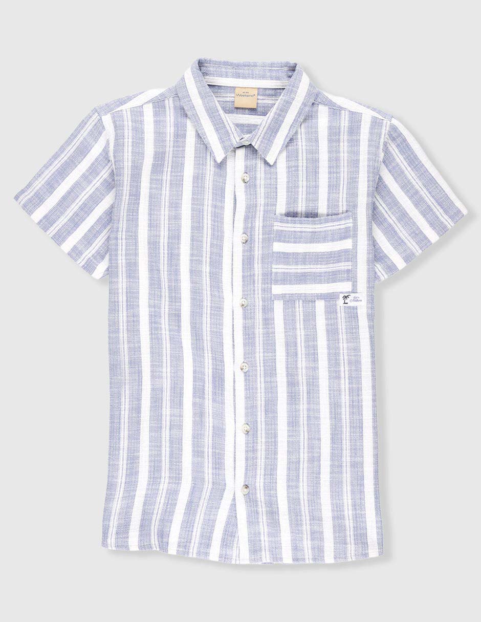Camisa casual manga corta para niño 2