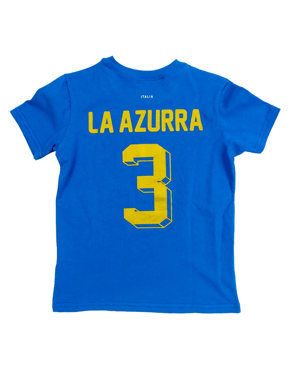 Playera Furor Soccer La Azurra manga corta para niño