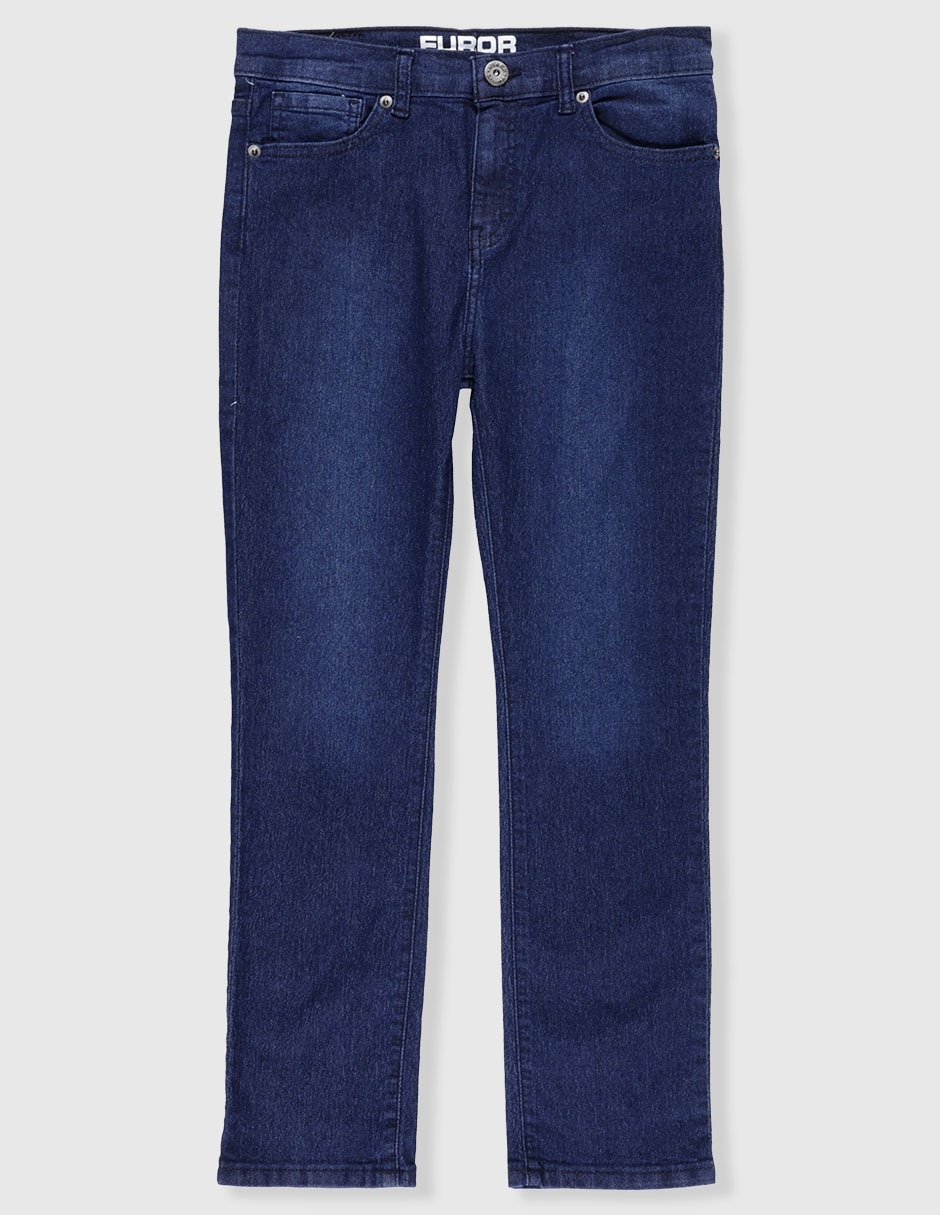 Jeans slim lavado medio para niño Jeans slim lavado medio para niño