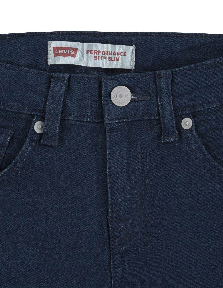 Jeans slim Levi´s lavado obscuro para niño