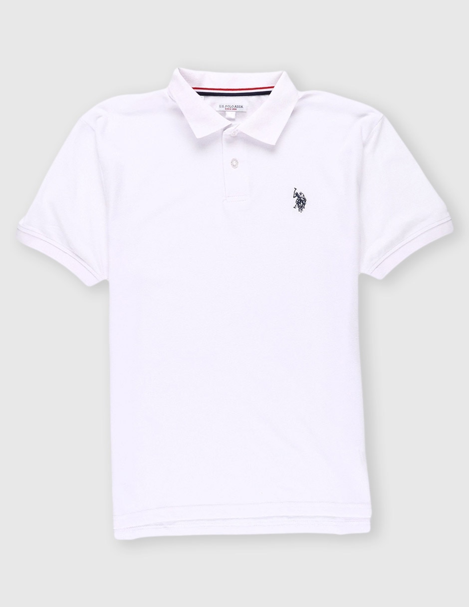 Playera tipo polo de algodón para niño Playera tipo polo de algodón para niño