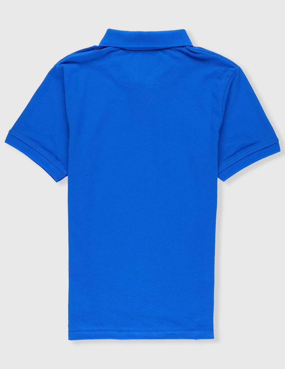 Playera tipo polo de algodón para niño 4