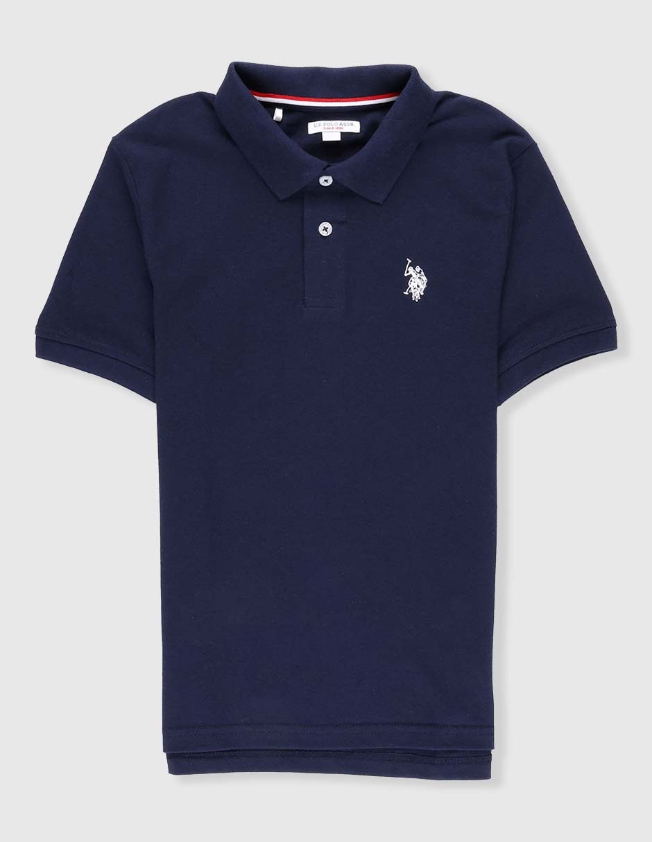 Playera tipo polo de algodón para niño Playera tipo polo de algodón para niño