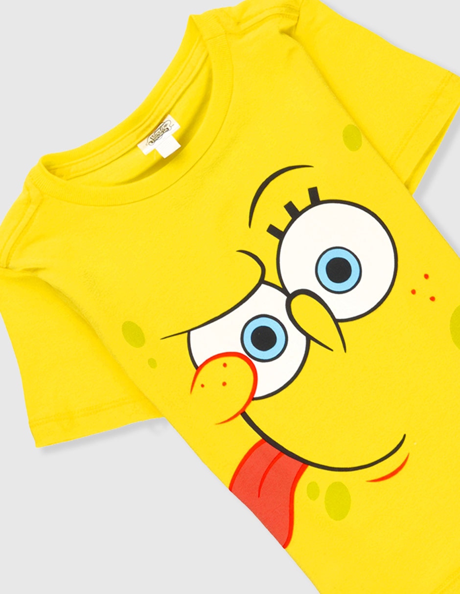 Playera Bob Esponja manga corta para niño