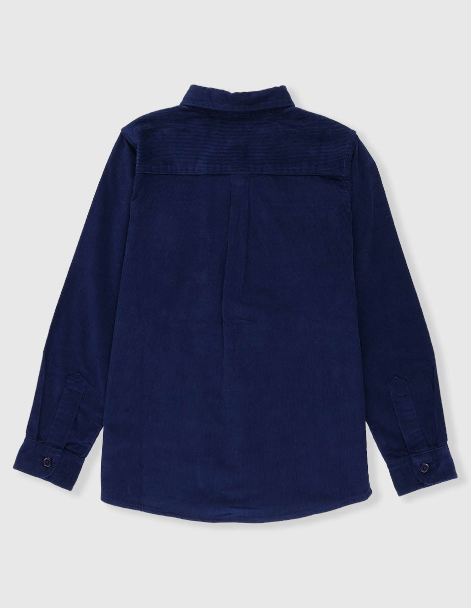 Camisa casual manga larga para niño 2