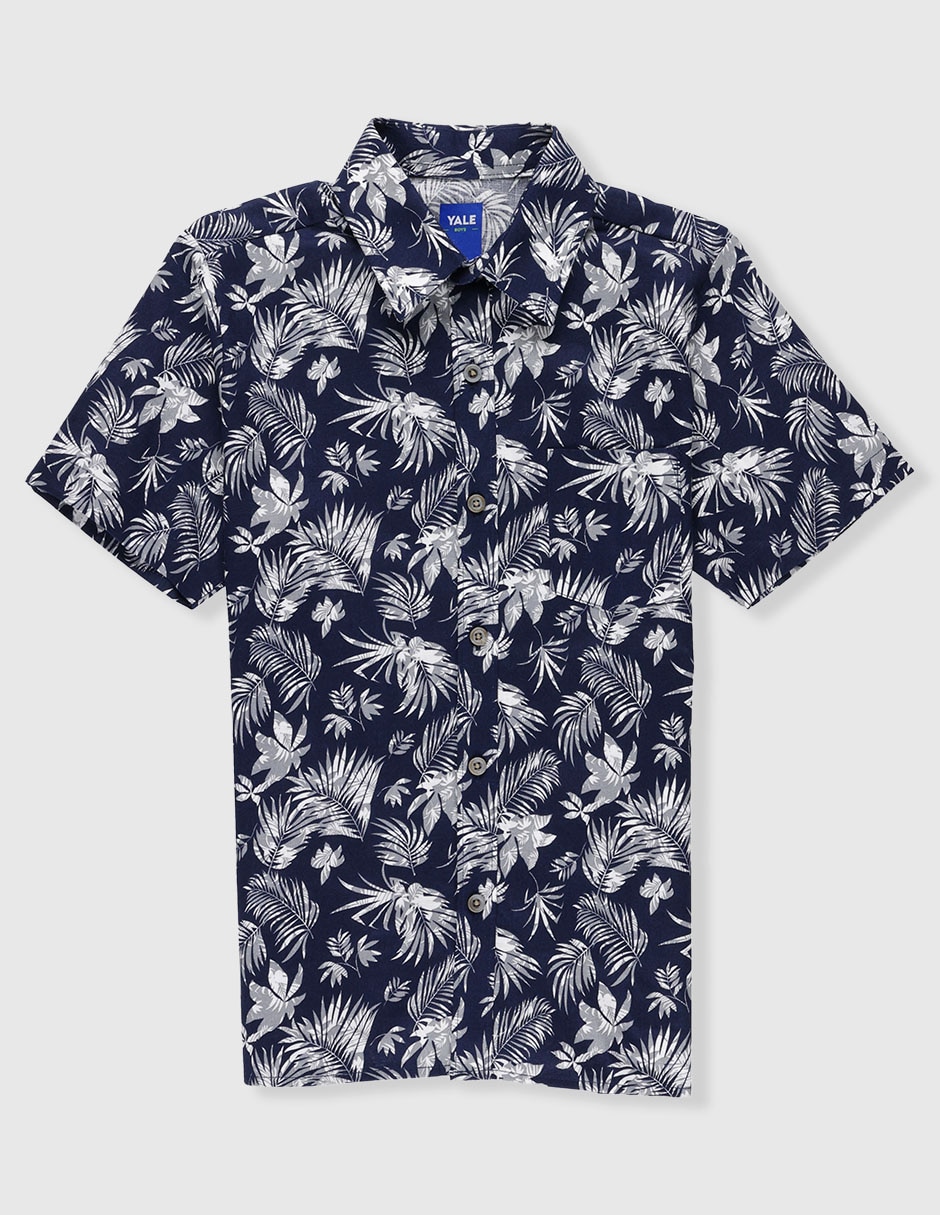 Camisa casual Yale manga corta para niño