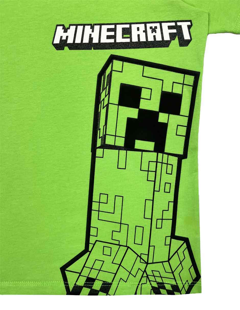 Playera Minecraft Minecraft manga corta para niña