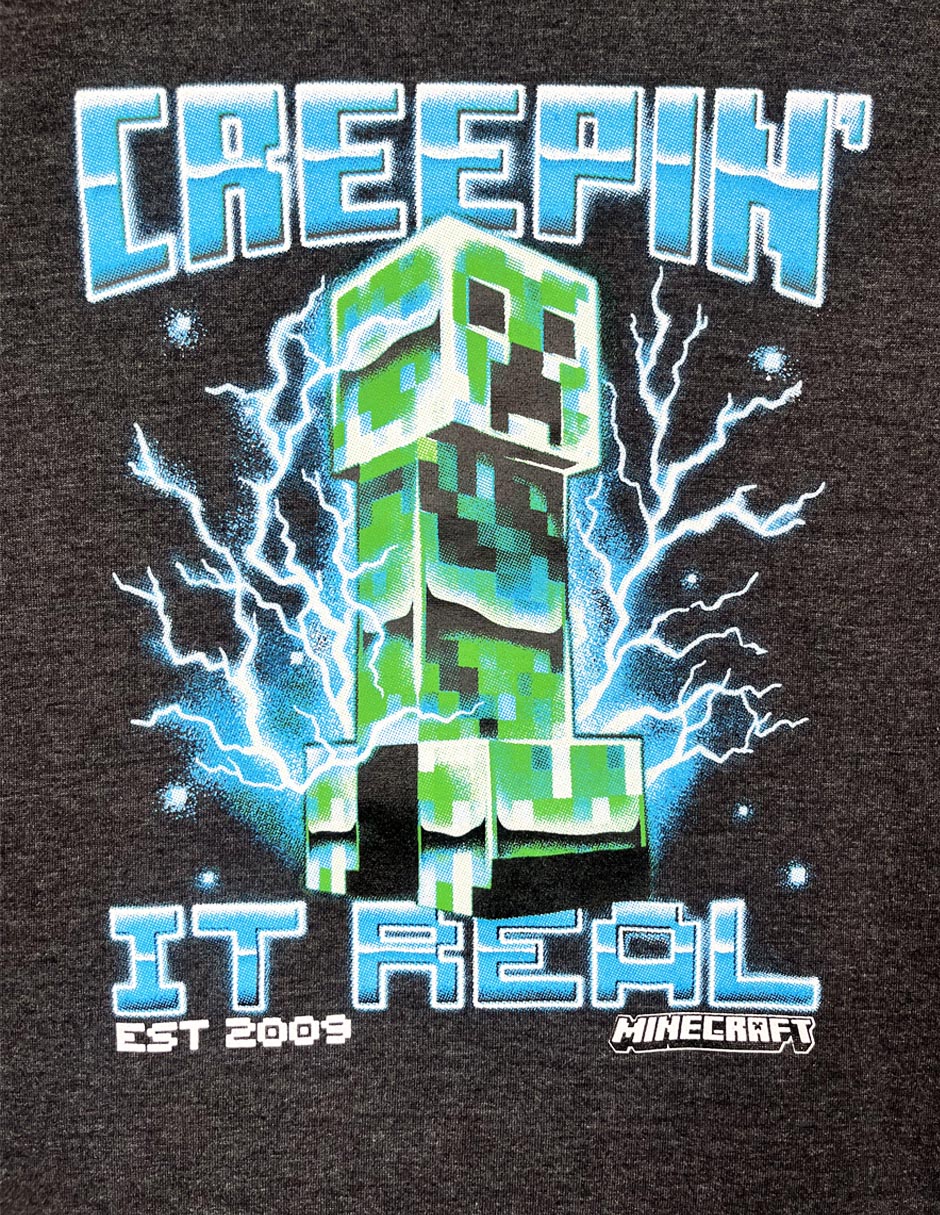 Playera Minecraft manga corta para niño