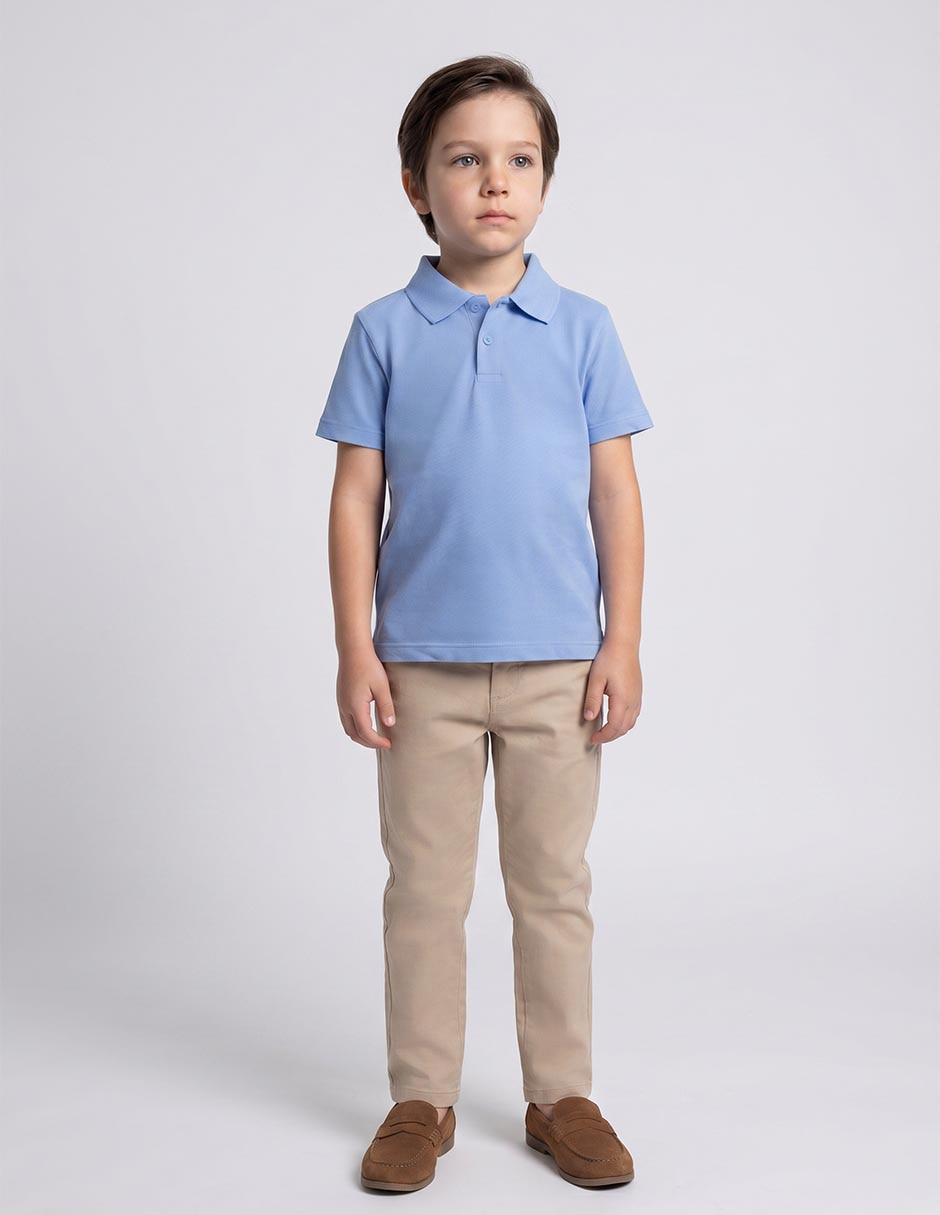 Playera Weekend manga corta para niño