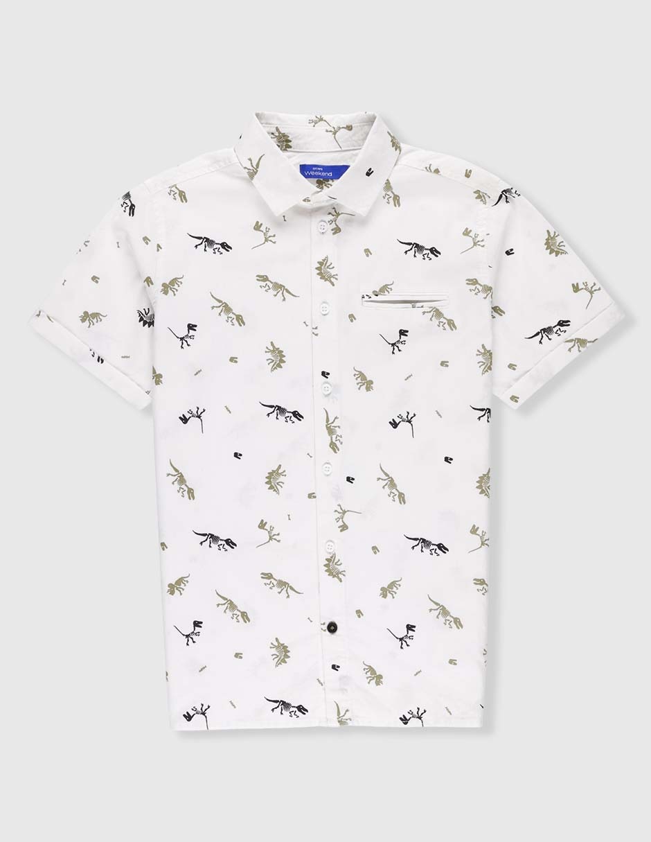 Camisa casual manga corta para niño Camisa casual manga corta para niño