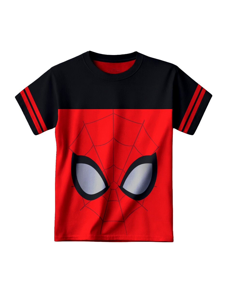 Playera Marvel Spider-Man manga corta para niño