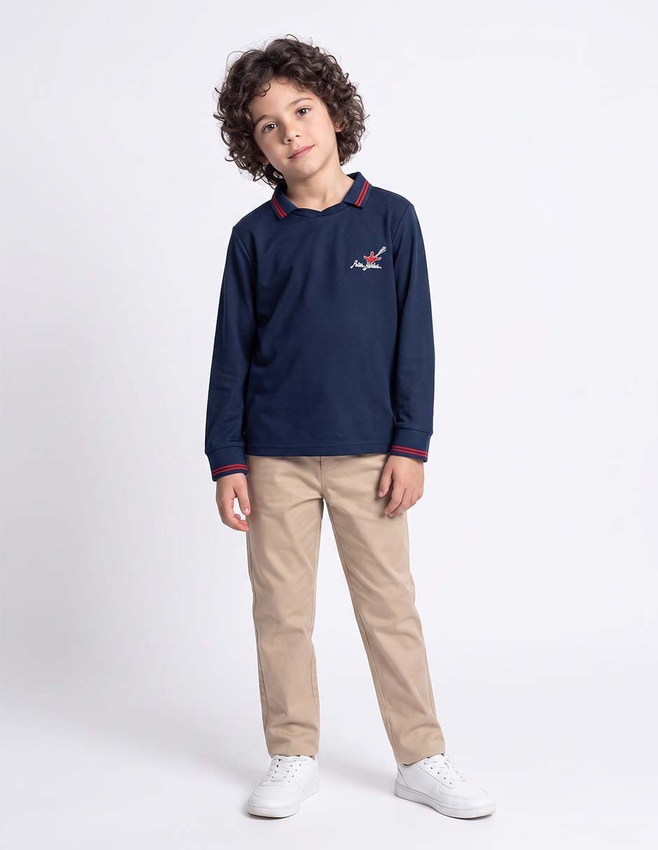 Playera Peter Parker manga larga para ni–o