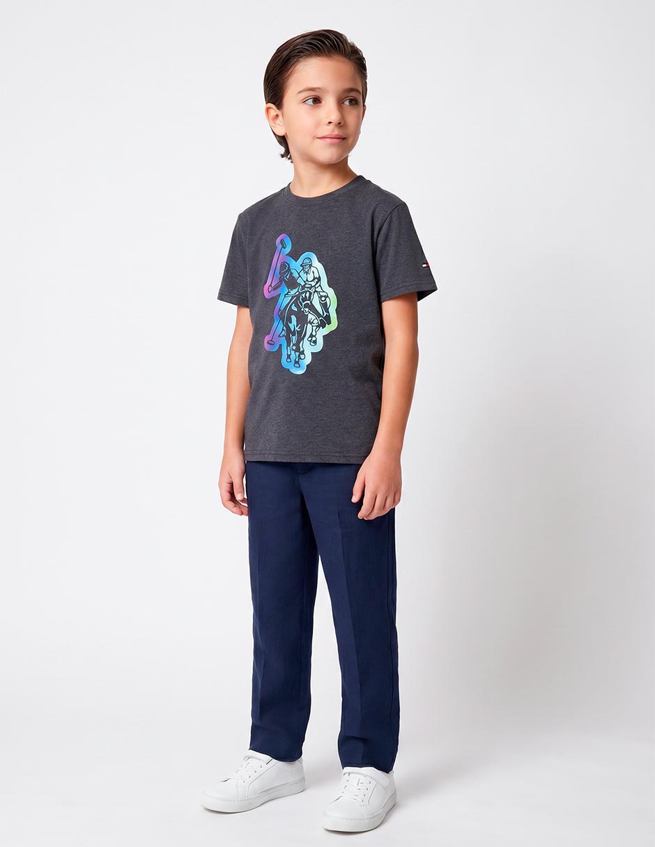 Playera manga corta para niño