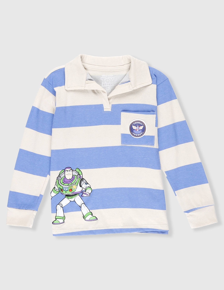 Playera buzz lightyear manga larga para niño 3