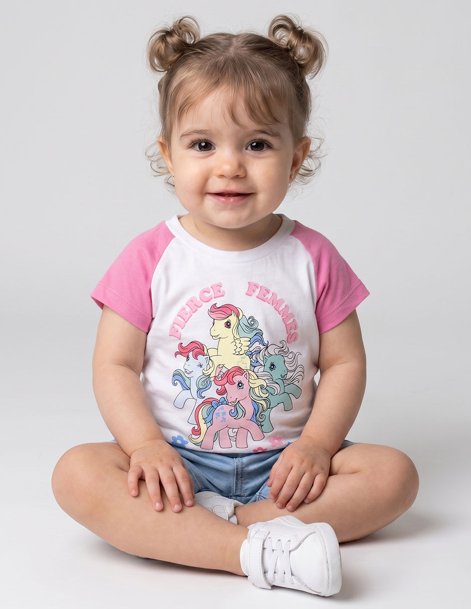 Playera My Little Pony manga corta para niña Playera My Little Pony manga corta para niña
