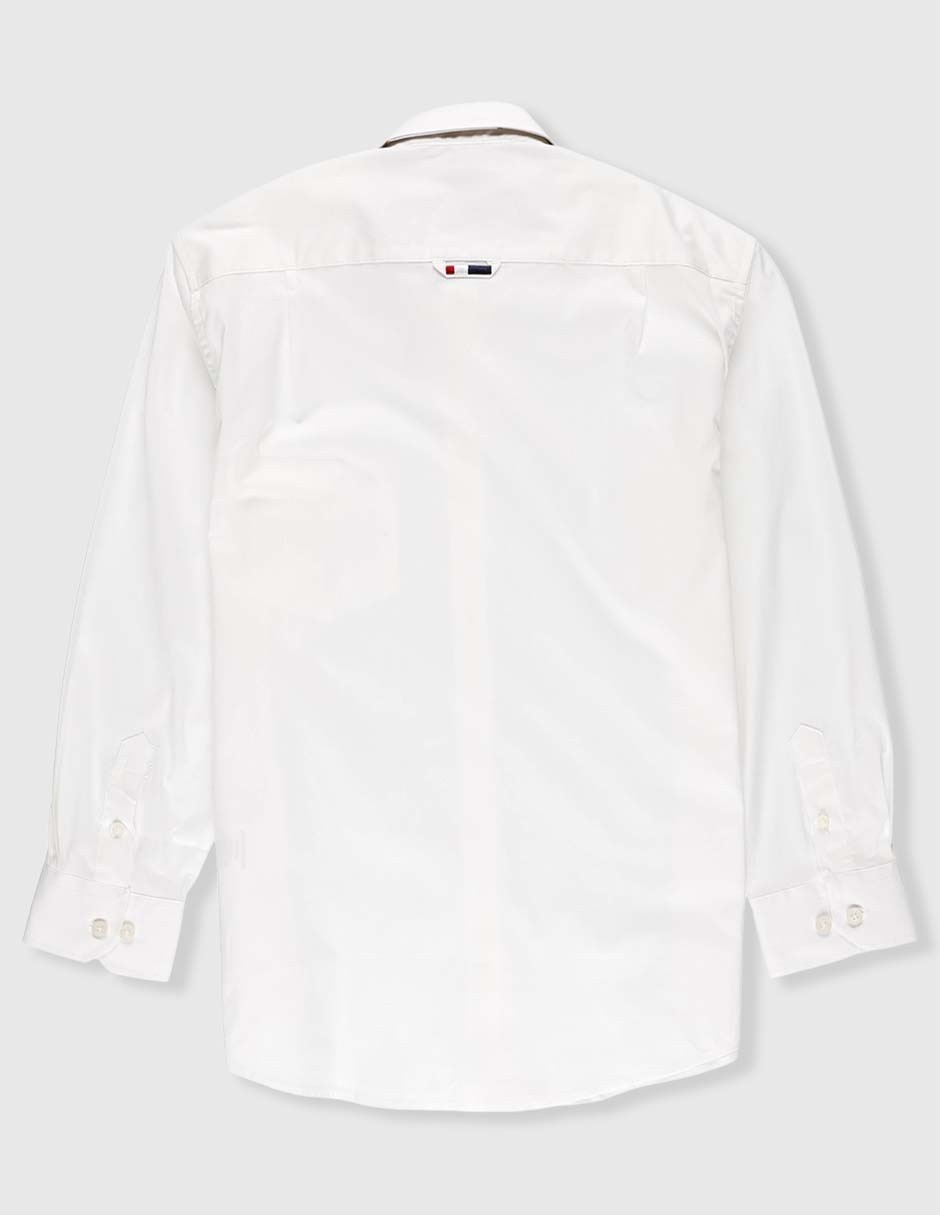 Camisa casual us polo de algodón manga larga para niño