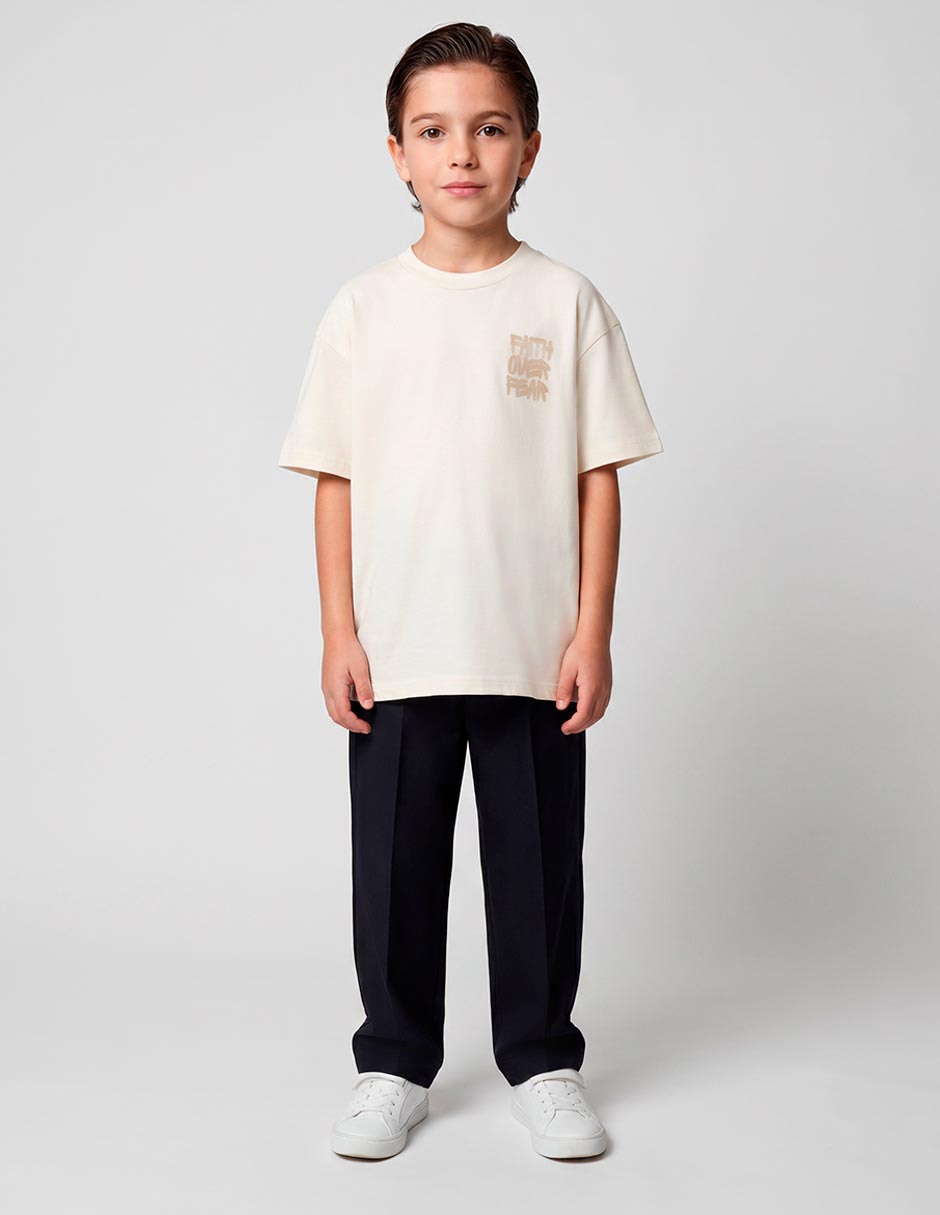 Playera manga corta para niño Playera manga corta para niño