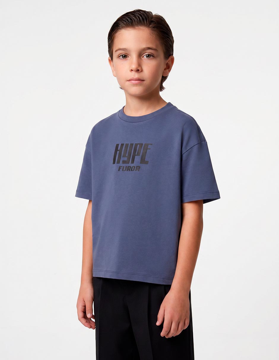 Playera manga corta para niño