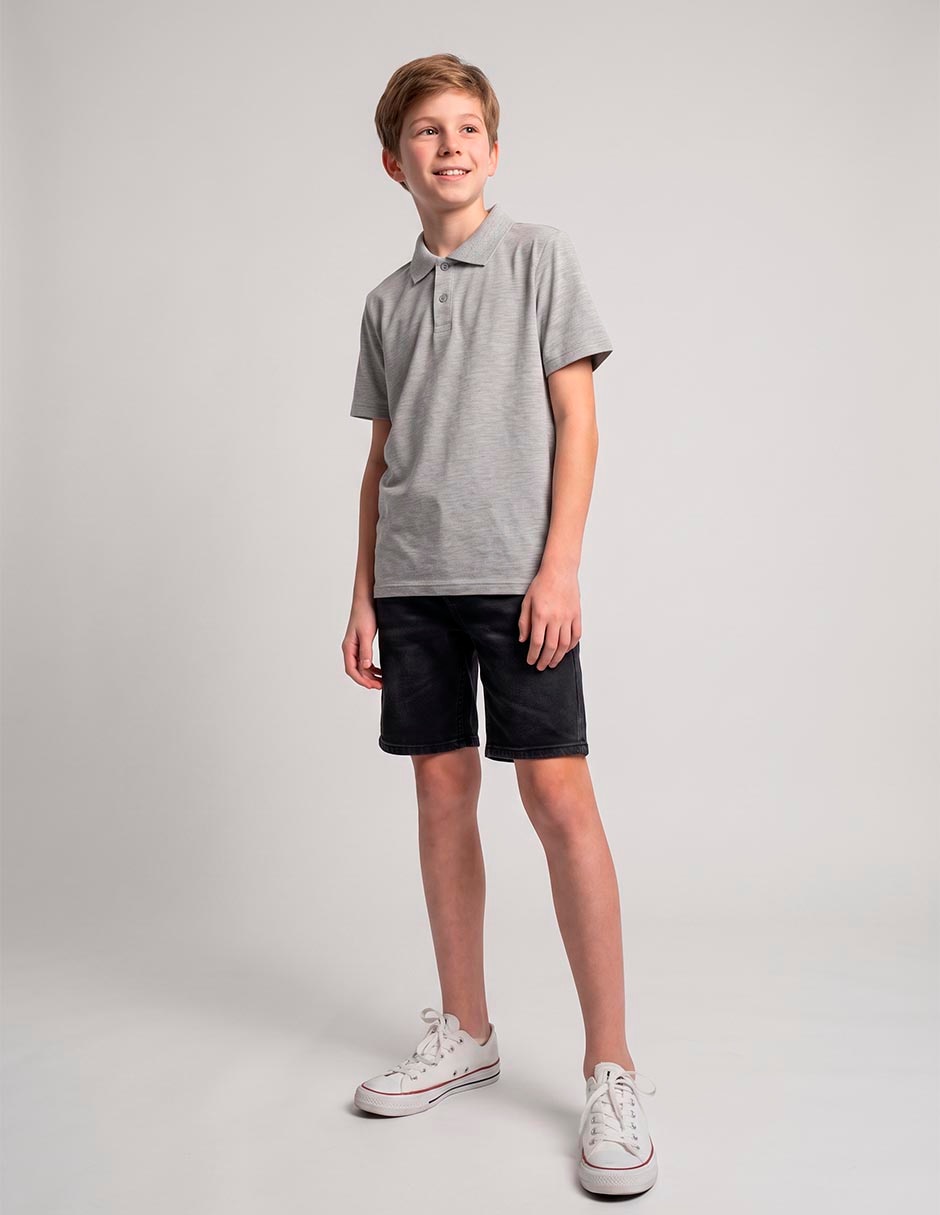 Playera manga corta para niño