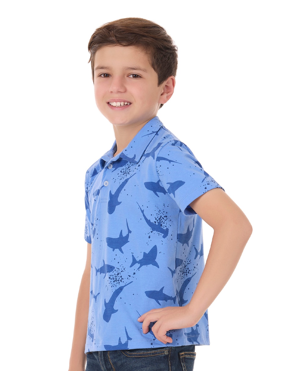 Playera manga corta para niño 3