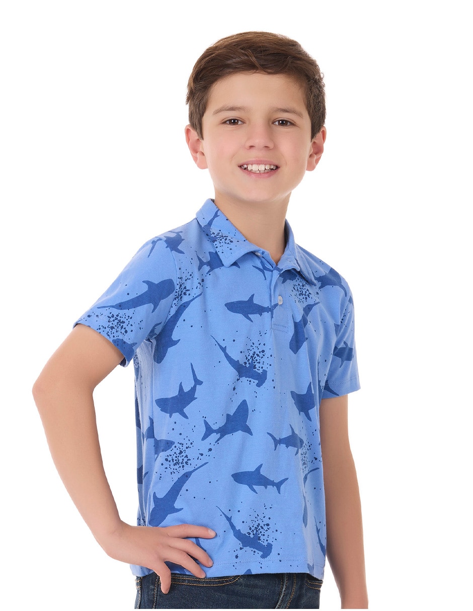 Playera manga corta para niño 4