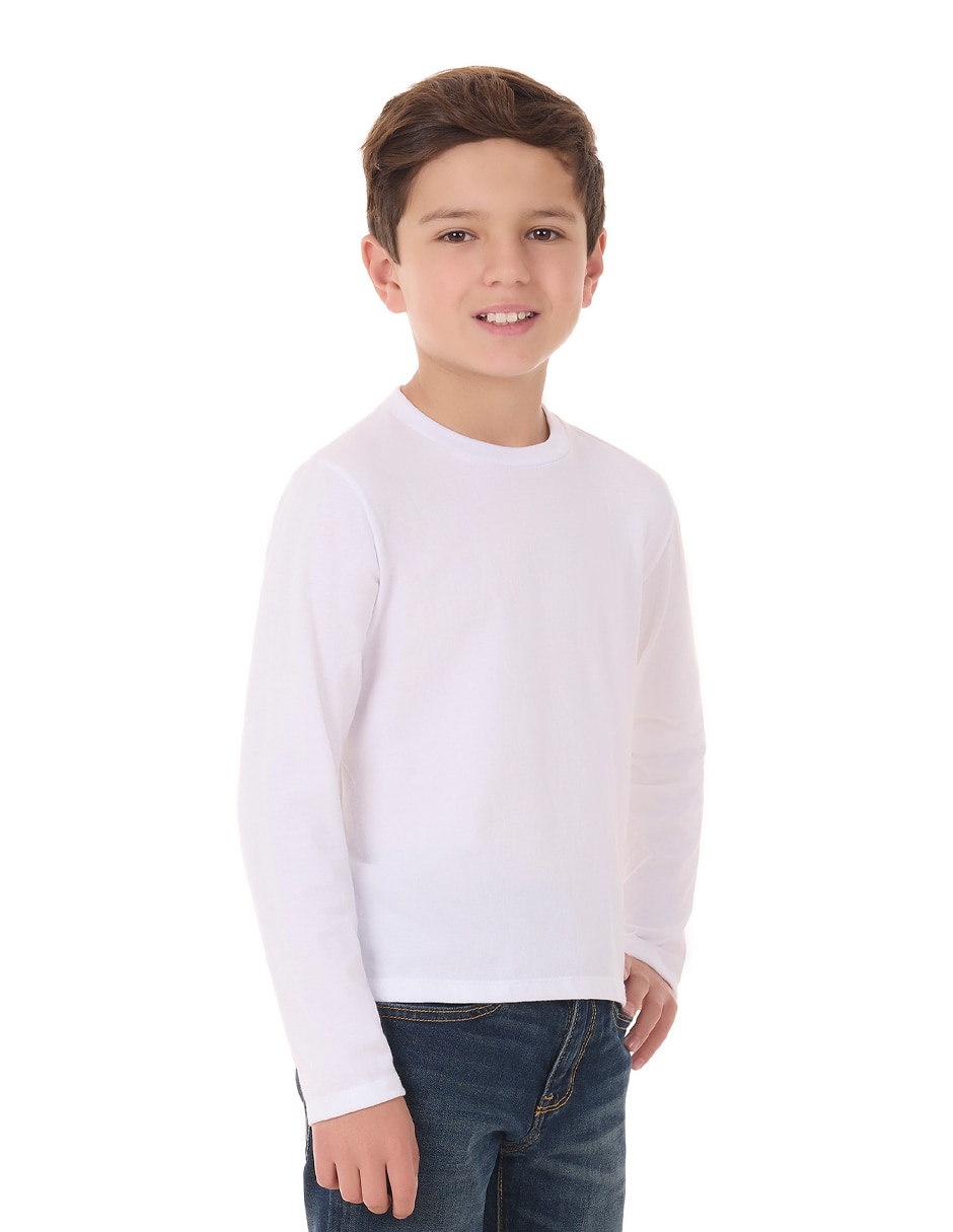 Playera manga larga para niño 3