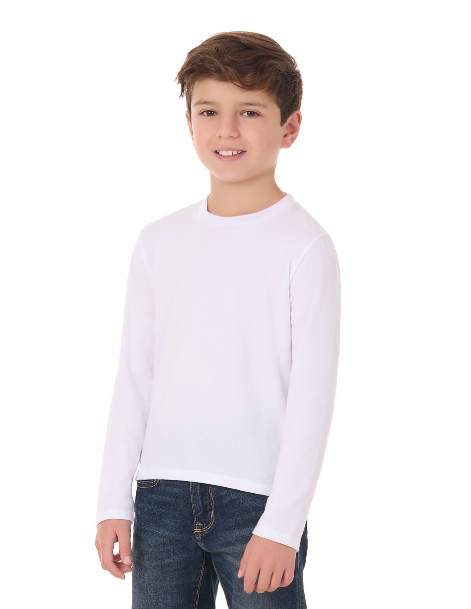 Playera manga larga para niño 4