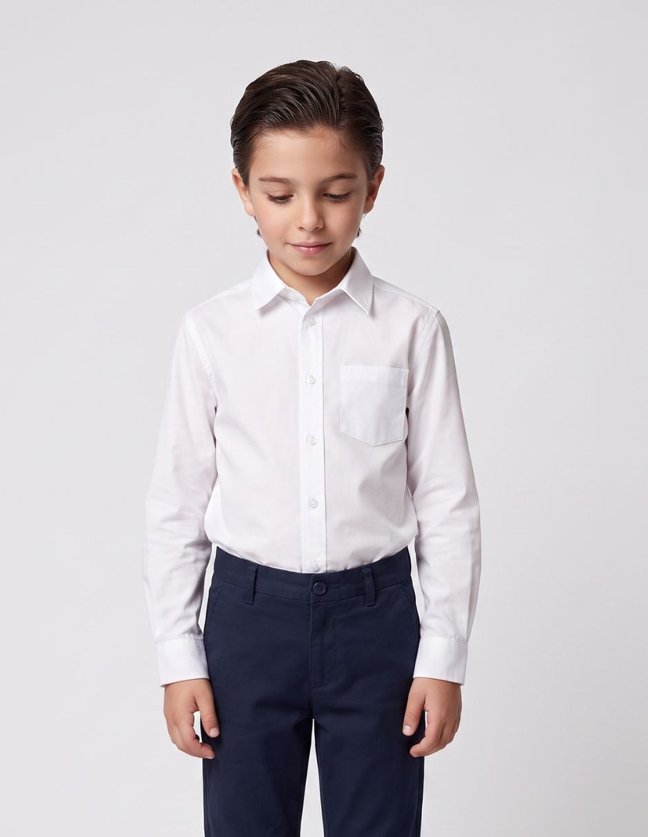 Camisa casual manga larga para niño Camisa casual manga larga para niño