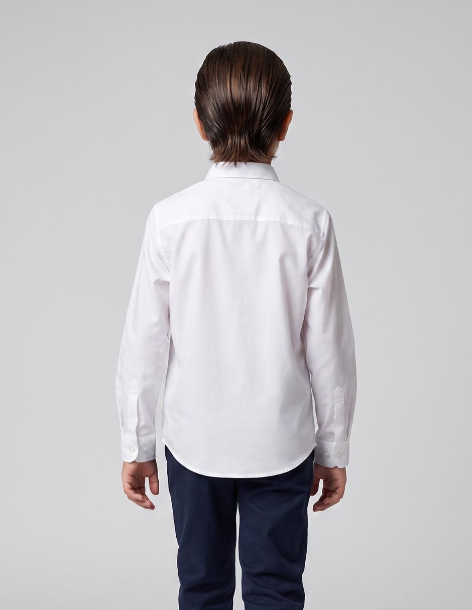 Camisa casual manga larga para niño 2
