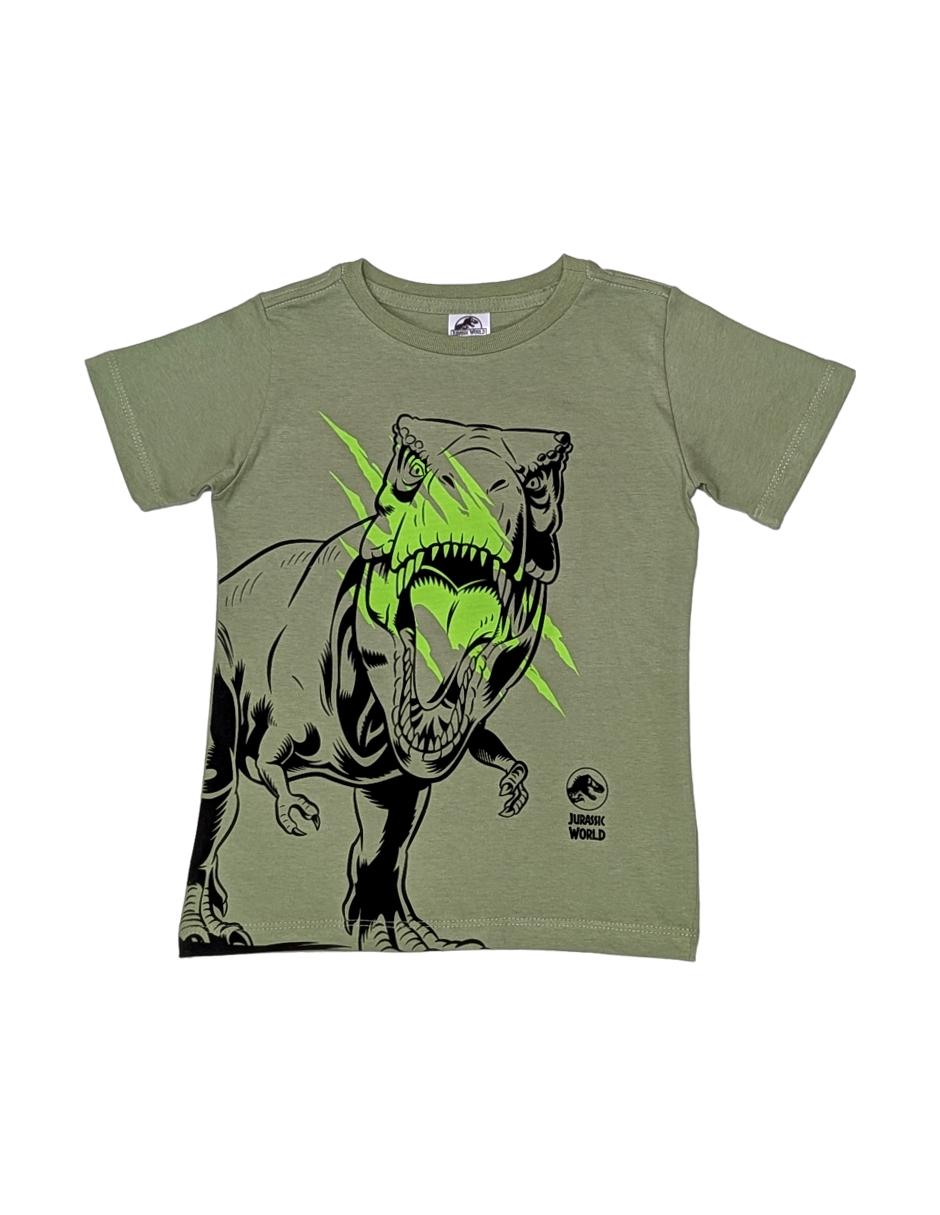 Playera Jurassic manga corta para niño Playera Jurassic manga corta para niño
