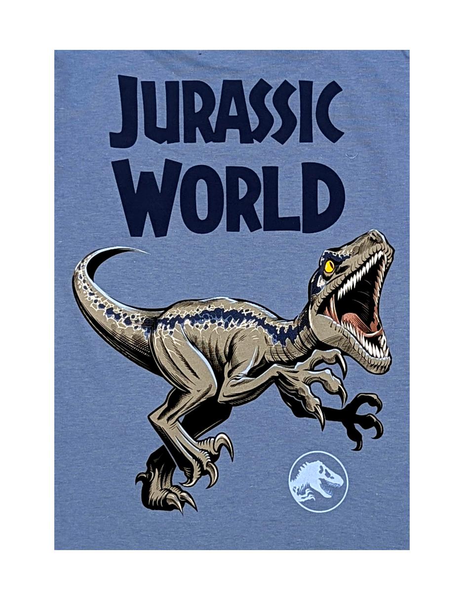 Playera Jurassic manga corta para niño 4