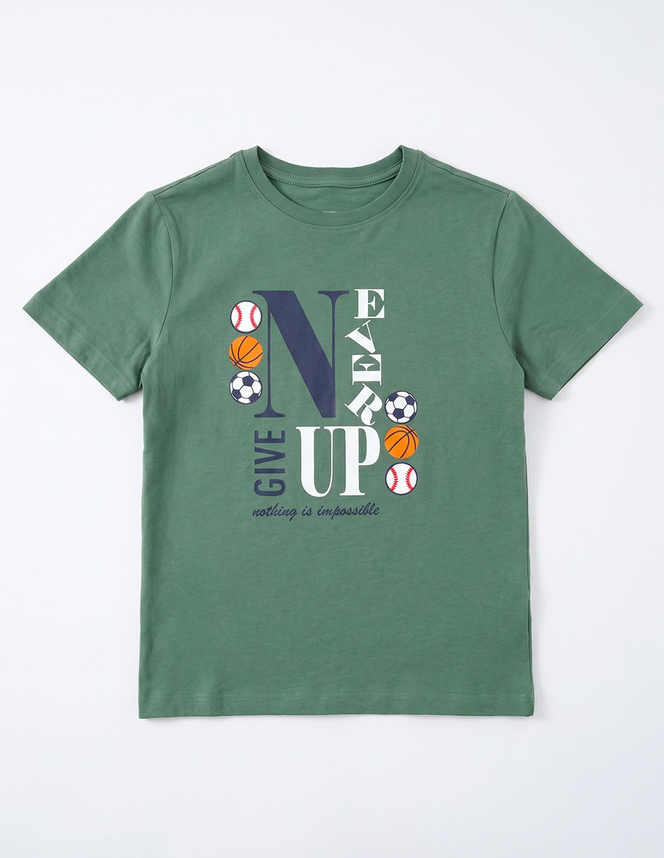 Playera manga corta para niño Playera manga corta para niño