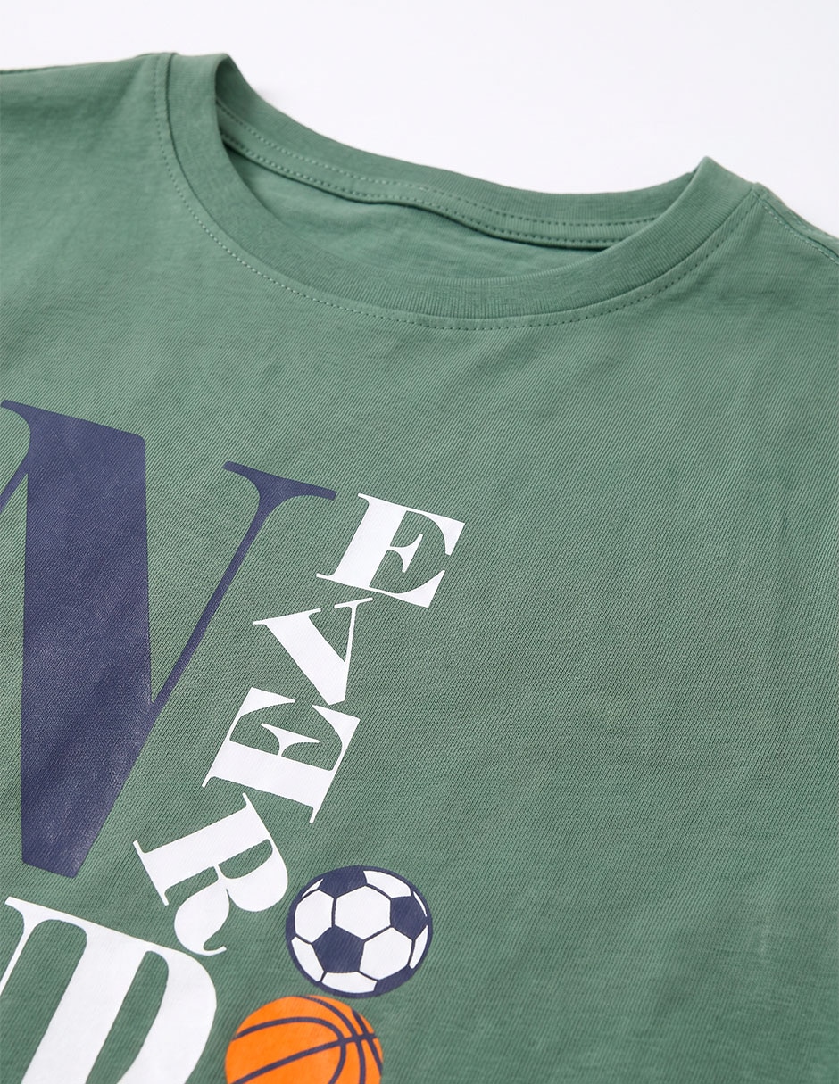 Playera manga corta para niño 4