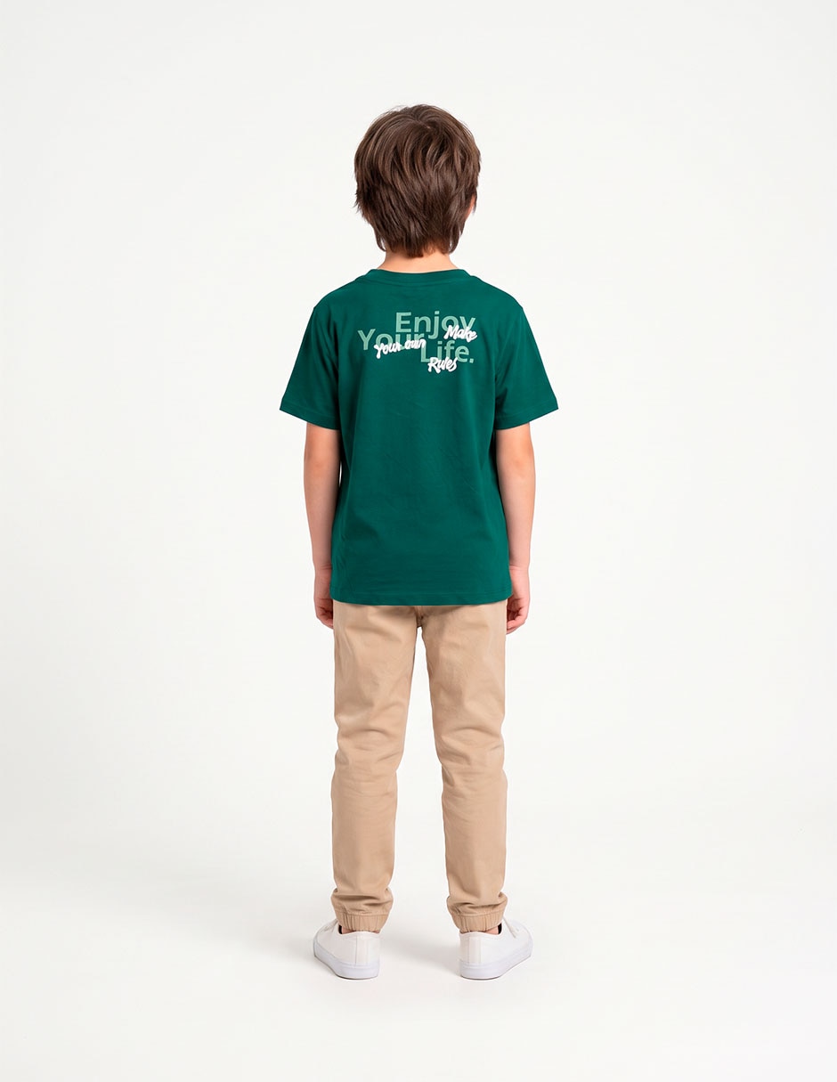 Playera manga corta para niño 2