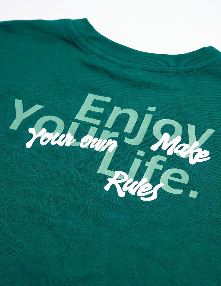 Playera manga corta para niño 6