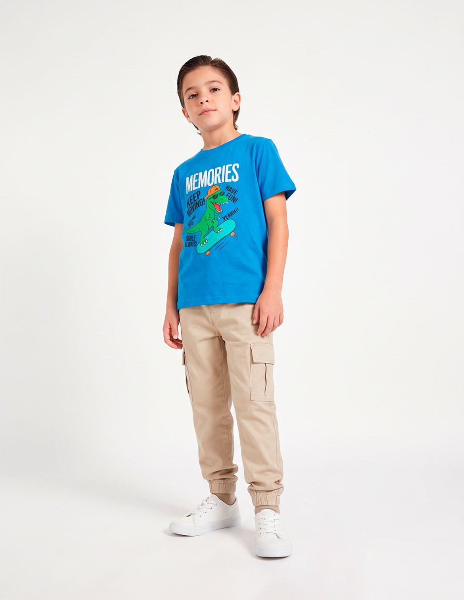Playera manga corta para niño 4