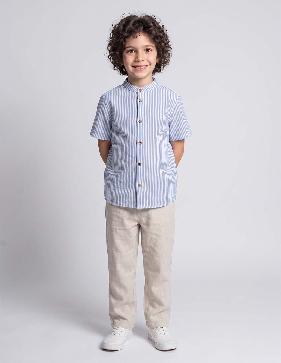 Camisa casual manga corta para niño 1