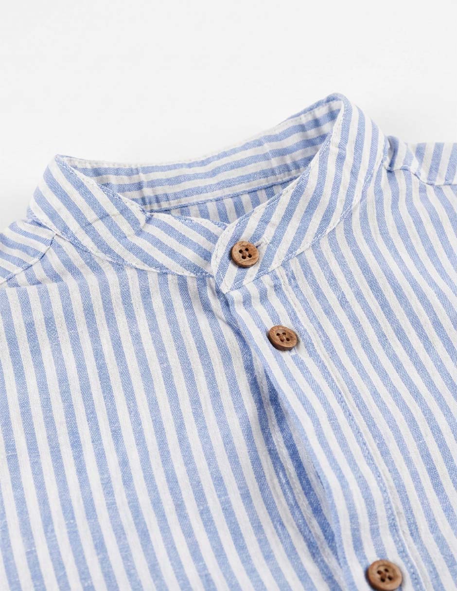 Camisa casual manga corta para niño 4