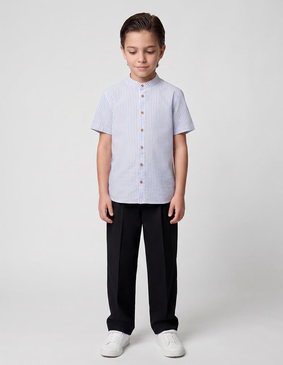 Camisa casual manga corta para niño Camisa casual manga corta para niño