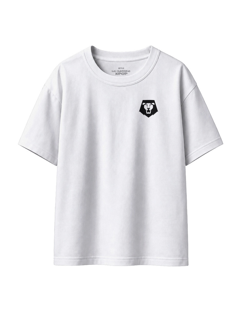 Playera Las guerreras K-Pop manga corta para niño