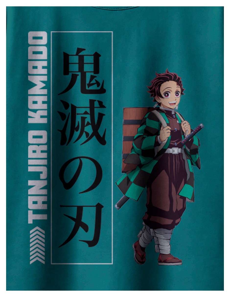 Playera Tanjiro Kamado manga corta para niño 2
