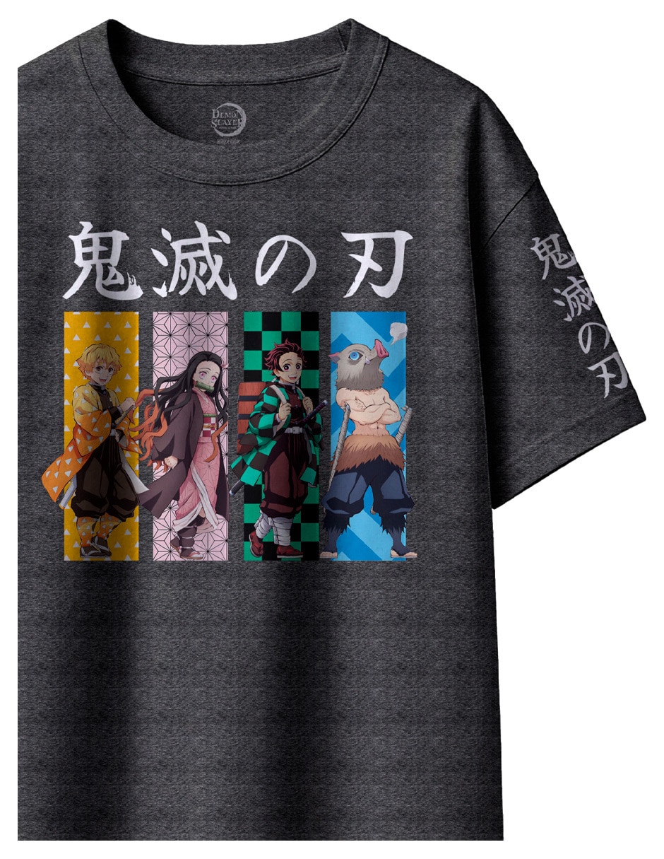 Playera Demon Slayer manga corta para niño 3