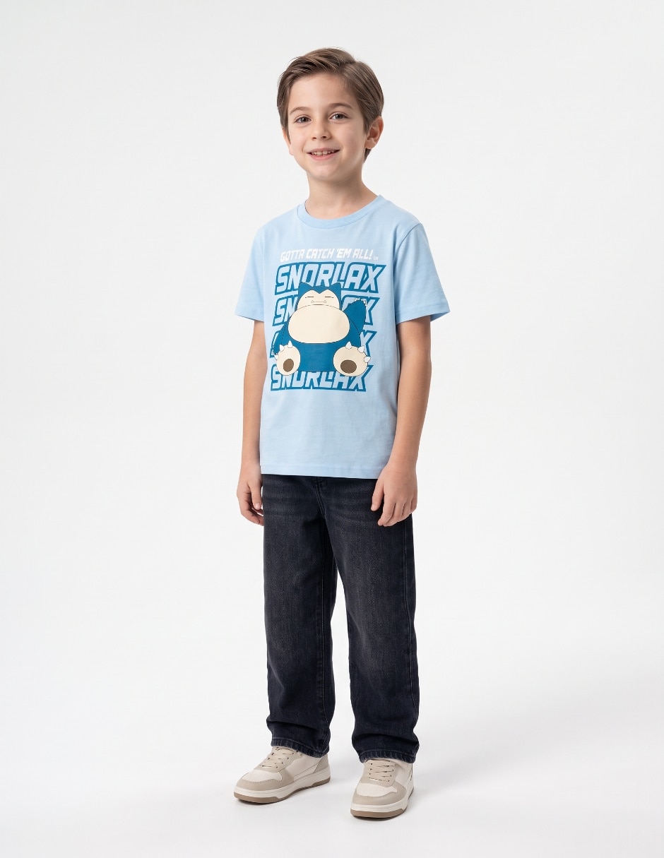 Playera manga corta para niño Playera manga corta para niño